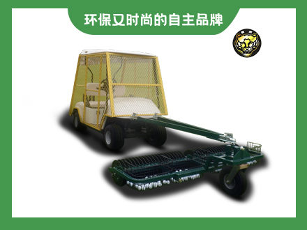 2座高爾夫撿球車