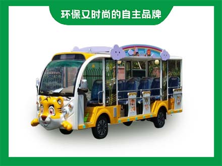 14座卡通燃油款觀光車四輪物業(yè)看房接待車景區(qū)旅游酒店廠區(qū)擺渡車